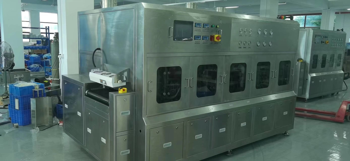 SEMI Sip advance packaging in line flux cleaning equipment with 600mm width conveyor and CE approved