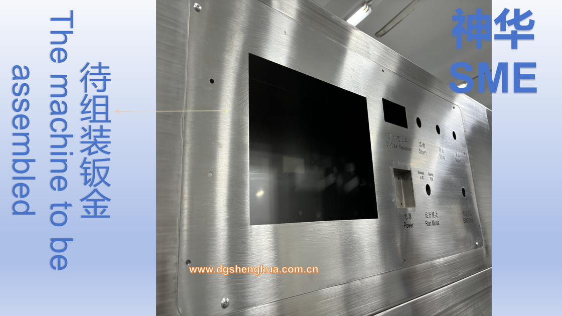 SUS304  Stainless Steel Frame Spray Wash Mini LED And Micro LED PCB Flux With In Line Cleaning System