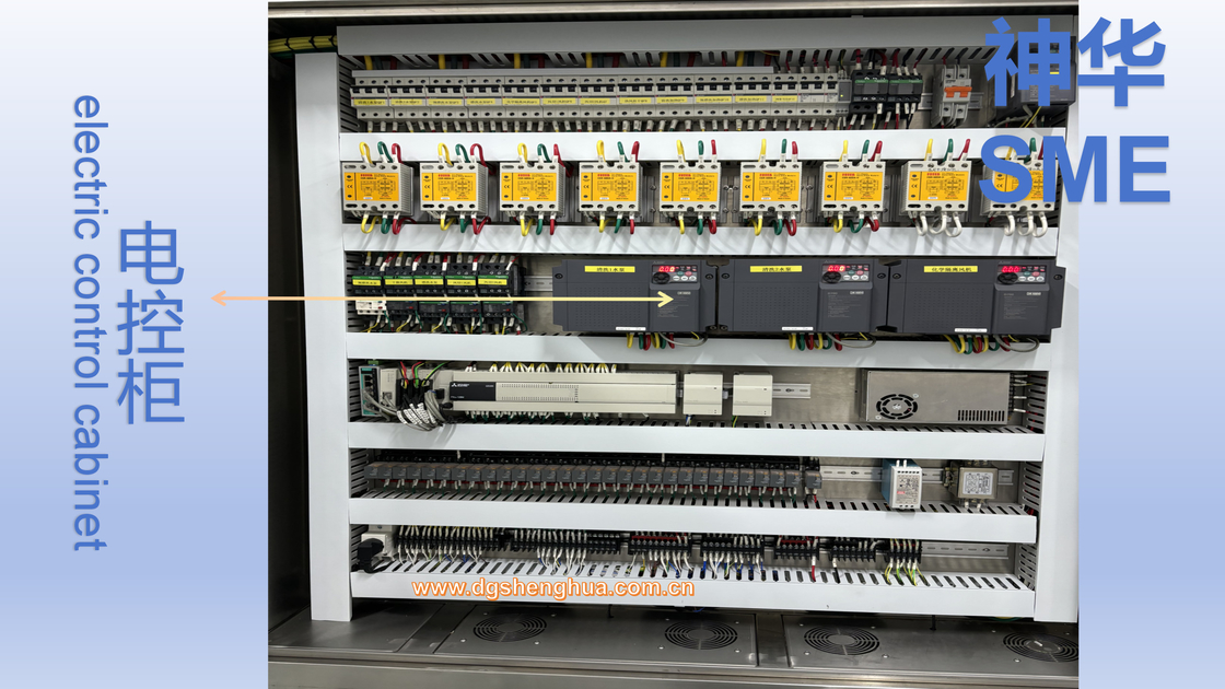 SUS304  Stainless Steel Frame Spray Wash Mini LED And Micro LED PCB Flux With In Line Cleaning System
