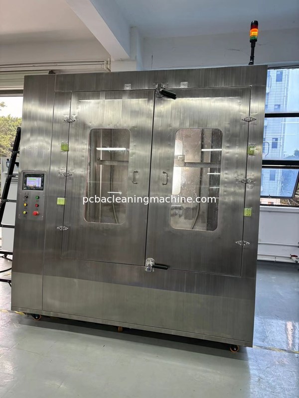 AC380V/3p/50/60Hz PCB assembly cleaning machine with net conveyor speed 100-150cm/min