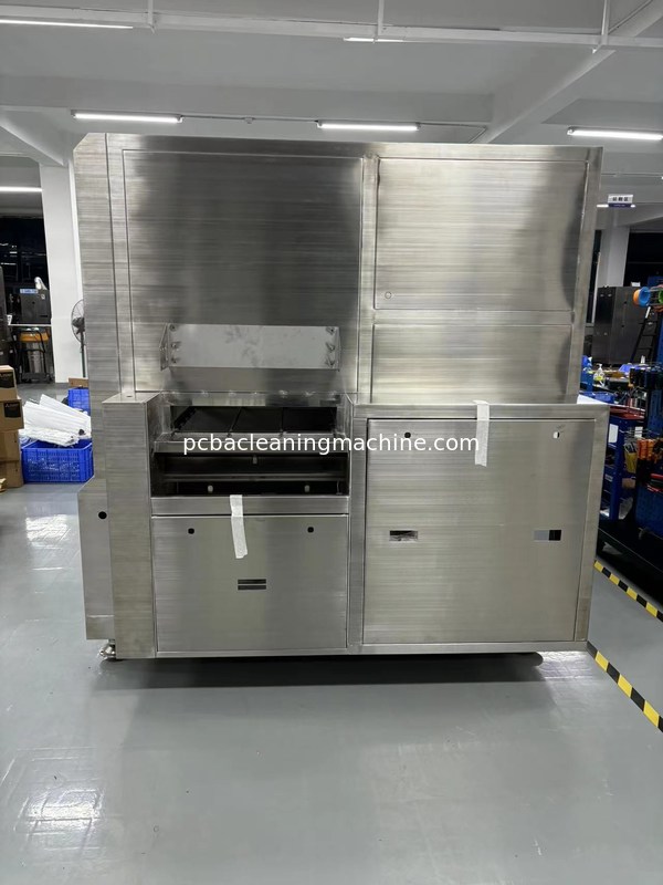 AC380V/3p/50/60Hz PCB assembly cleaning machine with net conveyor speed 100-150cm/min