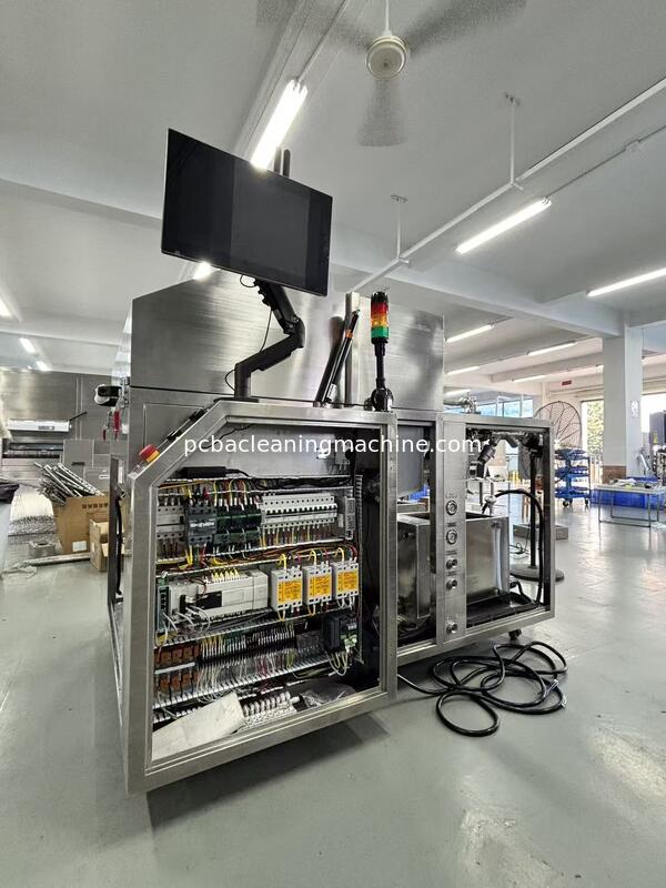 Noise Level Less Than 75 DB SME 5200 Pallet Cleaning Machine is used to clean flux dusts on wave soldering oven pallets fixtures jigs claw chains nets reflow oven coolers and filters Hot Air Drying
