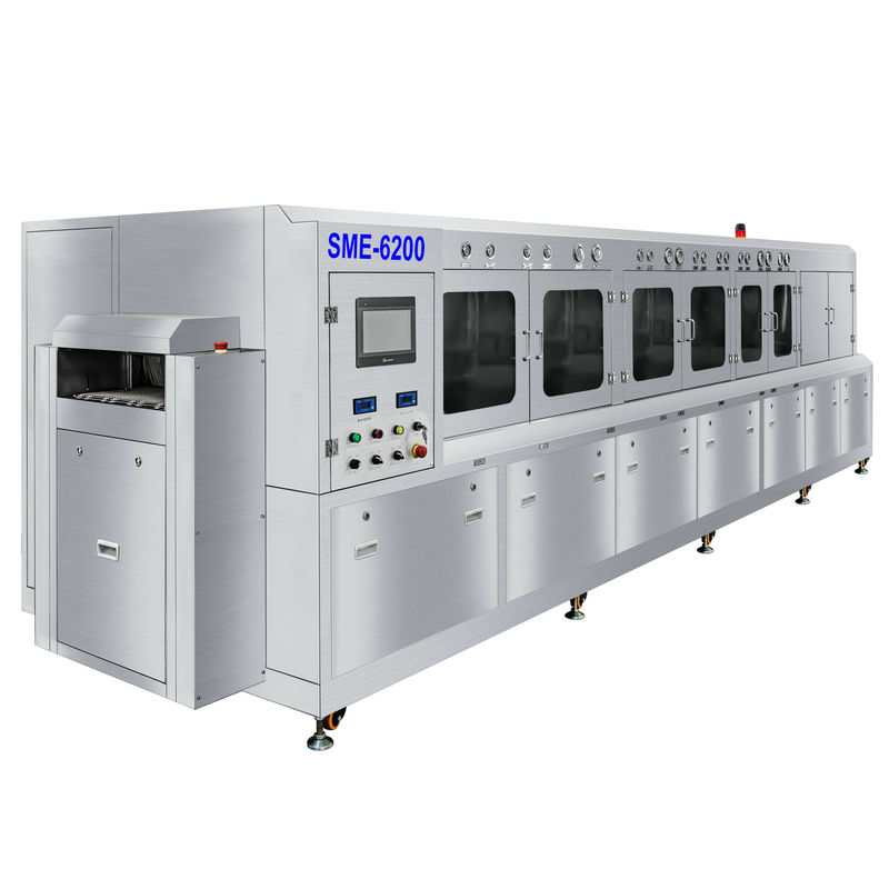 SEMI Sip advance packaging in line flux cleaning equipment with 600mm width conveyor and CE approved