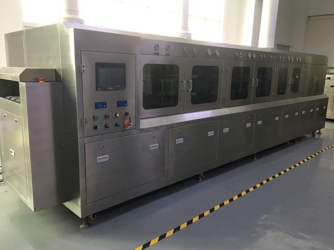Sus304 Semiconductor pacakging flux chemical wash machine 600mm width net for IGBT,IPM and LEADFRAME parts