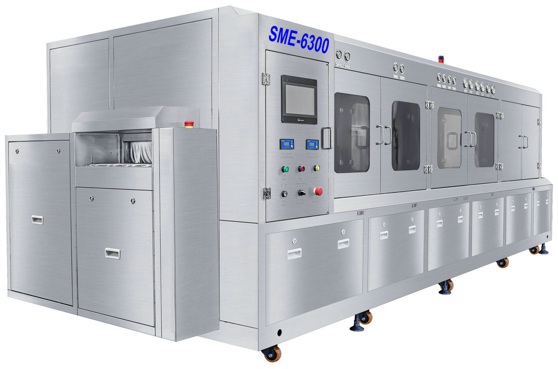 560*610mm Offline PCBA Flux Cleaning Machine with 2 layers cleaning basket and CE approval