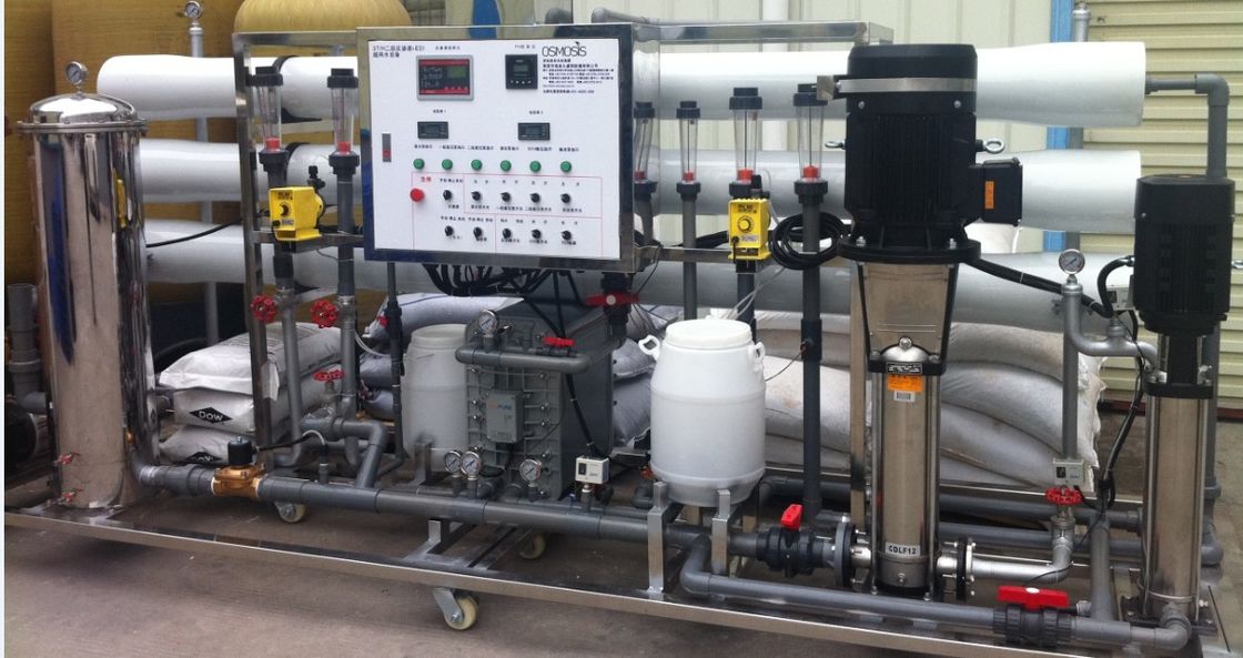 EDI Deionized Water Machine 1000L DI water reverse osmosis water machine for PCBA rinse