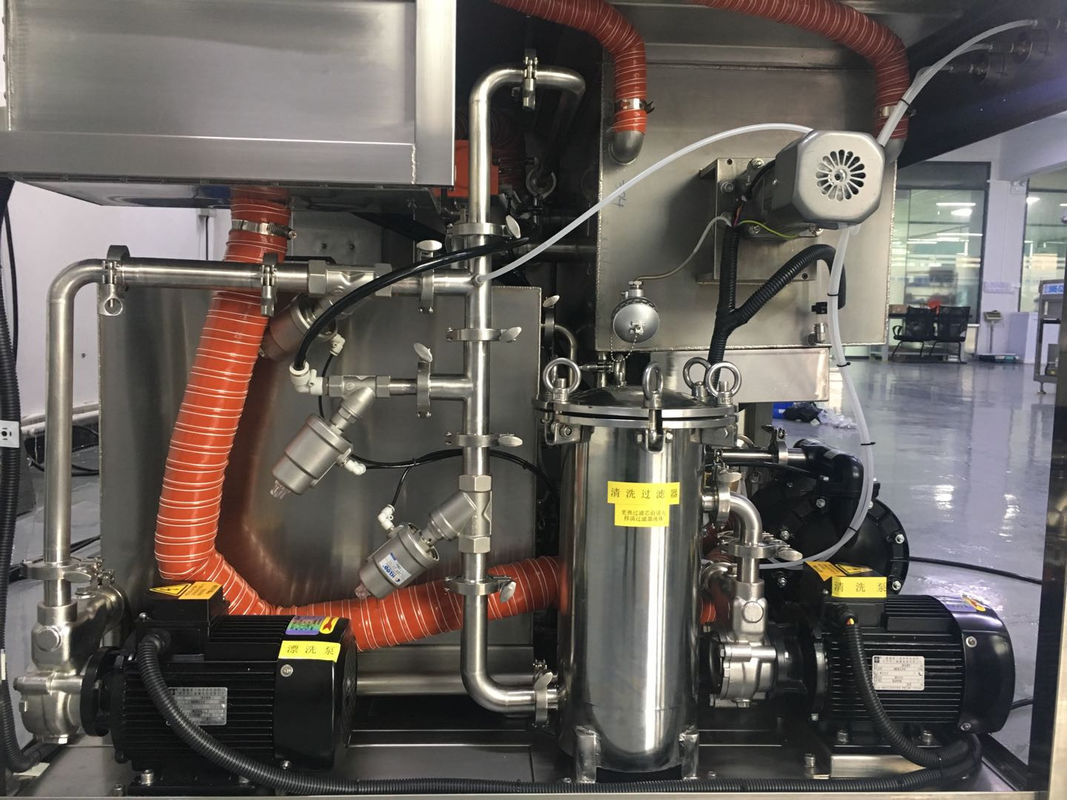 Liquid Wash And Water Rinse Ultrasonic+Spray Cleaning Machine For red glue Sgueegees