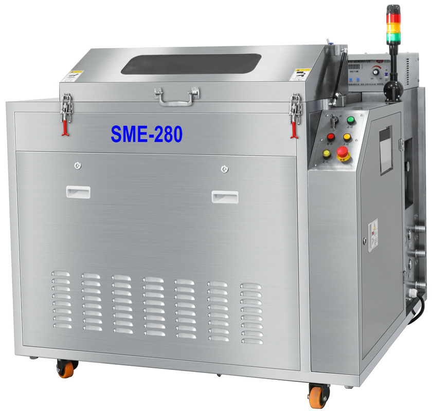 Liquid Wash And Water Rinse Ultrasonic+Spray Cleaning Machine For red glue Sgueegees