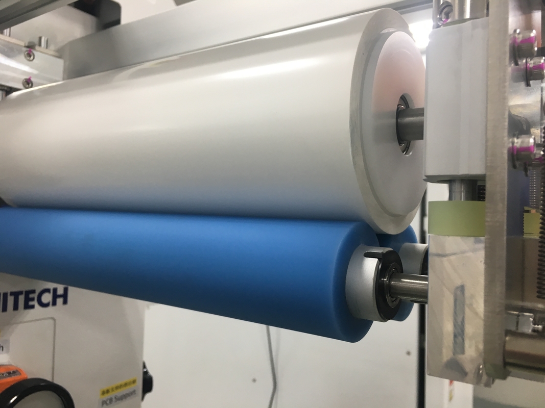 White Color 300mm PCB Clean Antistatic Adhesive Paper Roll PCB Inline Surface Cleaning Machine Paper Roll