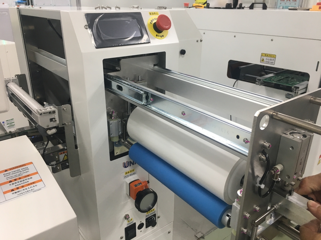 ESD Adhesive PCB Cleaning Machine 300mm Width Smt White Color
