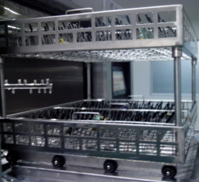 560*610mm Pcba Auto Cleaning Machine Double Layer Wash Basket With For Amount And Multiple